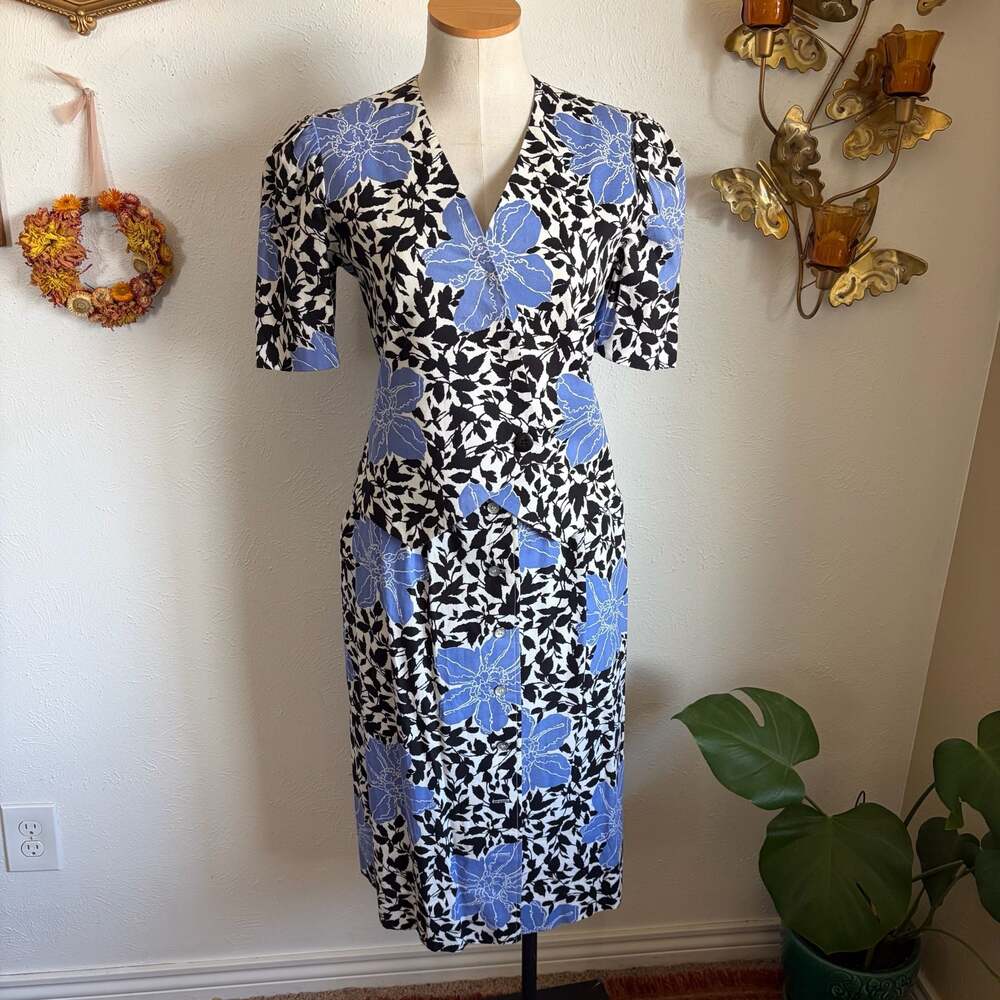 Givenchy Sport Signature Collection Vintage Floral Print Button Front Set